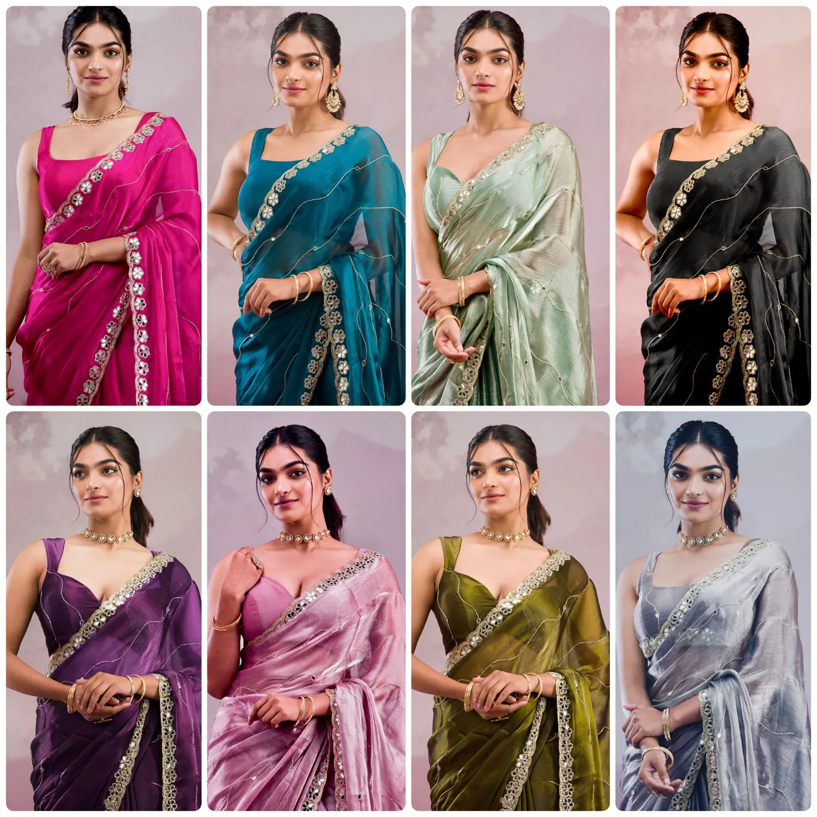 Buy Beautiful Party Wear Premium Saree from SK COLLECTION - Reseller Bazzar